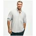 Brooks Brothers Men's Big & Tall Friday Shirt, Poplin End-on-End | Grey | Size 3X Tall