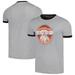 Unisex Gray Van Halen Circle Logo Ringer T-Shirt