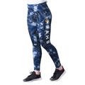 Women's MSX by Michael Strahan Navy Los Angeles Rams Aubrey Tie-Dye Leggings