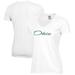 Women's White Ohio Bobcats Script Logo Comfort Wash V-Neck T-Shirt
