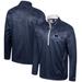 Men's Colosseum Navy Penn State Nittany Lions The Machine Half-Zip Jacket
