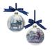 Woodland Deer and Moose Ball Ornament (Set of 6) - 4" x 4" x 5" (L x W x H)