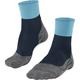 FALKE TK2 Short Cool Damen Socken, Größe 37-38 in Blau