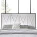 Palmetto Heights Two-Tone Shell White and Driftwood Panel Headboard