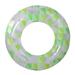 Inflatable Green and Clear Geometric Swimming Pool Inner Tube Ring 47-Inch - 47"