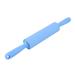 Home Kitchen Silicone Surface Nonstick Dough Rolling Pin Blue 20cm Roller Length