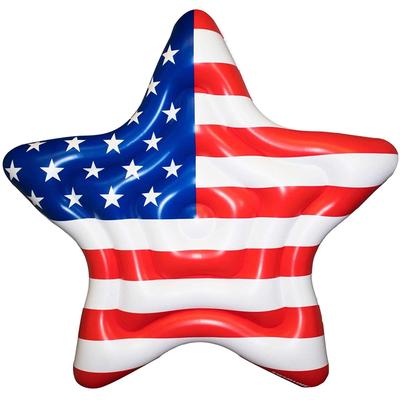 Inflatable American Star Island Pool Inflatable Ride On 9.5-Inch - 9.5