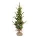 Pine Tree with Burlap Base 3'H - 14" x 14" x 36" (L x W x H)