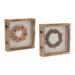 Dried Fruit Wreath Shadow Box (Set of 2) - 10 x 2.5 x 10.25"(L X W X H)