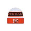 New Era Cincinnati Bengals NFL 2023 Sideline Tech Knit OTC White Beanie