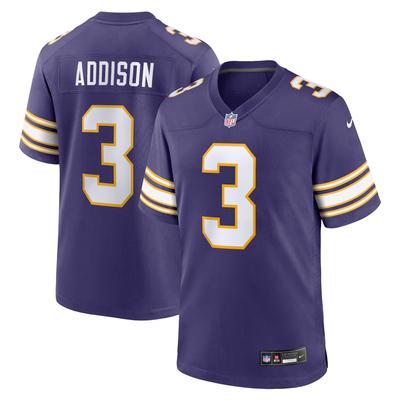Minnesota Vikings Nike Nike Game Sekundär Ausweichtrikot - Lila - Jordan Addison - Herren Image