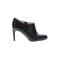 MICHAEL Michael Kors Ankle Boots: Slip-on Stilleto Classic Black Print Shoes - Womens Size 9 1/2 - Round Toe
