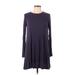 Kenneth Cole New York Casual Dress - DropWaist: Purple Dresses - Women's Size Large