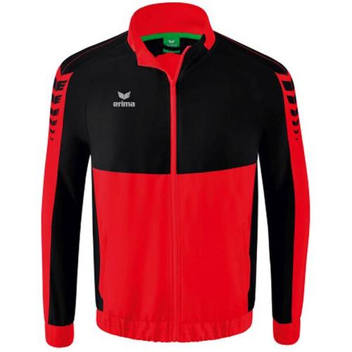 ERIMA Kinder Jacke SIX WINGS presentation jacket, Größe 128 in Rot