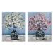 iH casadécor 2 Piece Blossomed Blooms Wall Décor Set Canvas | 0.7 H x 19.7 W x 15.75 D in | Wayfair BD-1101(2)