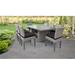 Lark Manor™ Anastase 9 Piece Outdoor Patio Dining Set w/ Cushions Metal in Gray | Wayfair 8FD3A02060CC43AE8A4CEB7B681CE177