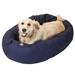 Majestic Pet Products Oval Pet Bed Polyester/Faux Suede in Blue/Black | Extra Large (35" W x 52" D x 11" H) | Wayfair 78899561152