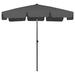 Arlmont & Co. Outdoor Umbrella Height Adjustable Parasol Tilting Patio Garden Sunshade Metal in Gray | 91.3 H x 70.9 W x 47.24 D in | Wayfair