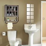 Hokku Designs Wall Mounted Bathroom Cabinet Manufactured Wood in White | 25 H x 19 W x 7 D in | Wayfair 25EC35C451284ABAB501448038EE9A3B