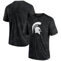 Men's Fanatics Branded Black Michigan State Spartans Camo Logo T-Shirt