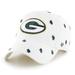 Unisex '47 White Green Bay Packers Confetti Clean Up Adjustable Hat