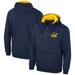 Men's Colosseum Navy Cal Bears Half-Zip Hoodie