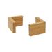 Front of the House BHO033BBB20 4 Piece Buffetware Riser Set - Bamboo, Beige