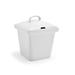 Front of the House DBO086WHP22 Mod Square 15 oz Condiment Jar - White