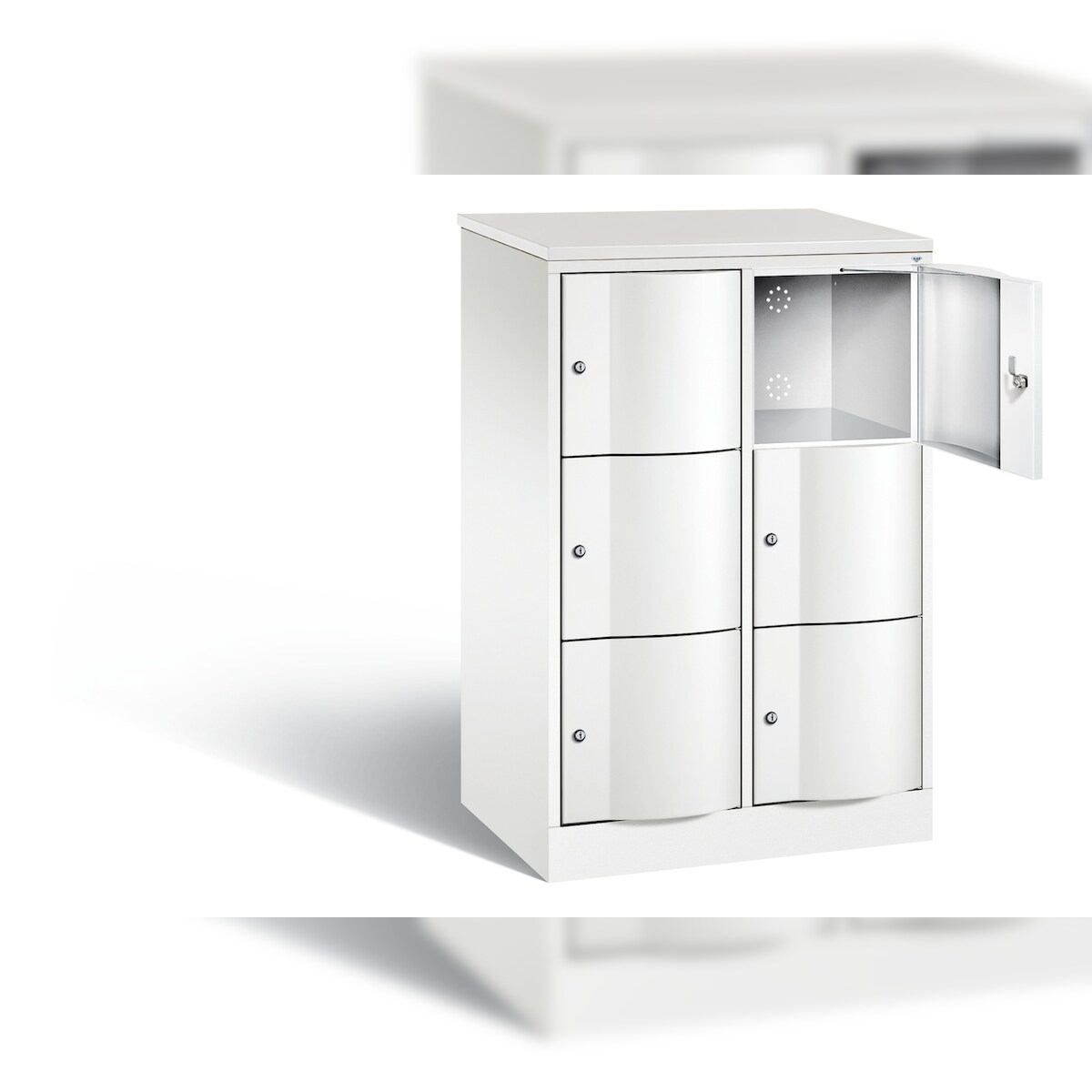 C+P Schließfachschrank Resisto, H1255xB772xT540mm Image