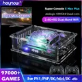 HEYNOW Super Console X Max Plus Arcade Box 8K HD Dual System S905X4 CPU Video Game Emuelec4.6 For