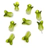 10 teile/los Chinakohl Gemüse Perlen Lampwork Glas Spacer lose Perlen für Schmuck machen DIY Armband