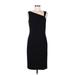 David Meister Casual Dress - Sheath: Black Print Dresses - Women's Size 6