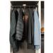 Hardware Resources 32 Inch Wide Pull Down Closet Rod