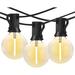 Globe Outdoor String Lights Patio Lights with Plastic Bulbs - 2 Pack