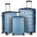 Luggage Suitcase 3 Piece Sets Hardside Carry-on luggage with Spinner Wheels 20"/24"/28"