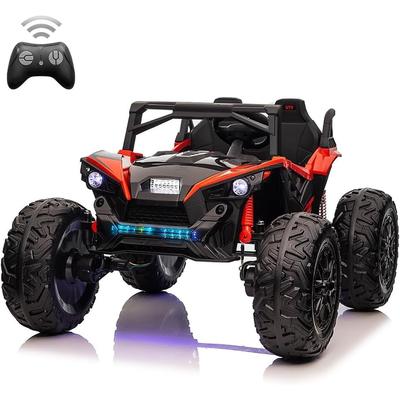 24V 2Seats Ride on UTV with Remote Control,17" Extra Large EVA Wheels & 20.5“ Wide Seat 4WD Electric Vehicle