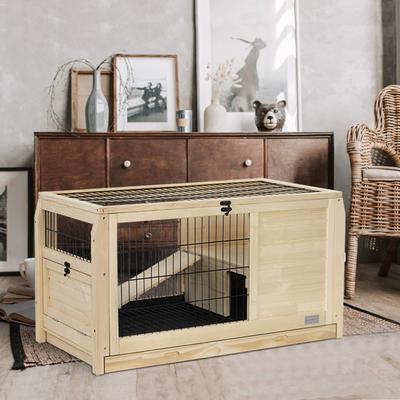 Wood Rabbit Hutch Guinea Pig House