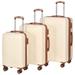 Hardshell Luggage Sets 3 Piece double spinner 8 wheels Suitcase with TSA Lock Lightweight 20''24''28''