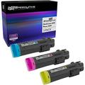 Compatible Toner Cartridge Replacements for Phaser 6510 & WorkCentre 6515 High Yield (Cyan Magenta Yellow 3-Pack)