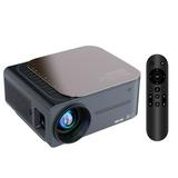 moobody 1080P Projector Home Theater Video Movie Projector 2.4G/5G WiFi BT5.0 Android 9.0(2G+16G) Support 200 Inch Screen/8K Video Decoding/Wireless Sync Screen/Keystone Correction/Voice Remote Cont