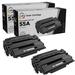 LD Compatible Toner Cartridge Replacement for 55A CE255A (Black 2-Pack)