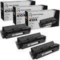 Compatible Toner Cartridge Replacement for 410X CF410X High Yie (Black 3-Pack) Compatible with Color Laserjet MFP M477fdn M477fdw M477fnw M452dn M452dw M452nww