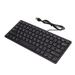 SinFoxeon German/Russian/French Keyboard 78 Keys Silent Ultra Thin USB Wired Computer Keyboard for Office Desktop Laptop Plug and Play