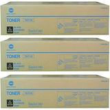 A3VU130 TN711K Toner Cartridge 3 Pack 47200 Page-Yield Per Ctg Black