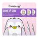 CrÃ¨me Korean Skincare Beauty Full Advanced Sheet Daily Natural Essence easy-to-use Soothing - Drink Up Skin! Penguin Face Mask 3 Piece Value Set