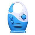 NUOLUX 1Pc Portable AM/FM Shower Radio Household Bathing Radio Mini Waterproof Radio