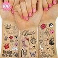 xo Fetti Realistic Bachelorette Temporary Tattoos - 100 Foil Styles | Bachelorette Party Decoration Bridesmaid Favor Bride to Be Gift + Bridal Shower Supplies