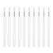 50pcs Disposable Lip Liner Plastic Handle Nylon Bristles Lip Brushes Makeup Brush (TM-212) (White)