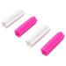 BESTONZON 4pcs Nipper Cover Protective Sleeve for Nail Cuticle Scissors Manicure Pedicure Tools kits Dead Skin Scissor (Pink+ Rose Red)