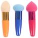 NUOLUX 3PC Women Cosmetic Liquid Cream Foundation Concealer Sponge Lollipop Brush (Random Color)